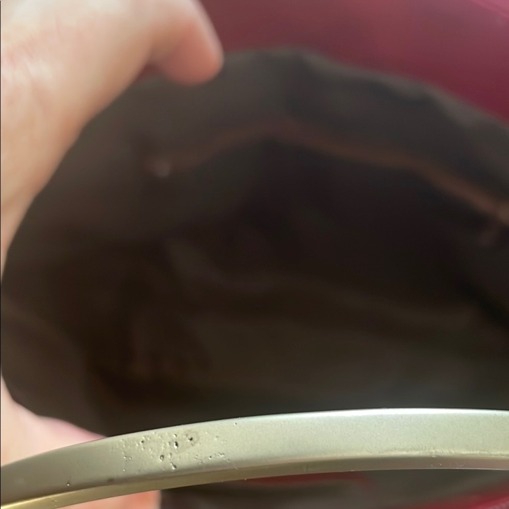 Source Unknown Red Shoulder Silver Matted Round F… - image 8